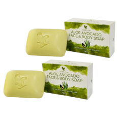 صابون شستشو فوراور لیوینگ پروداکتس مدل Avocado وزن 142 گرم مجموعه 2 عددی