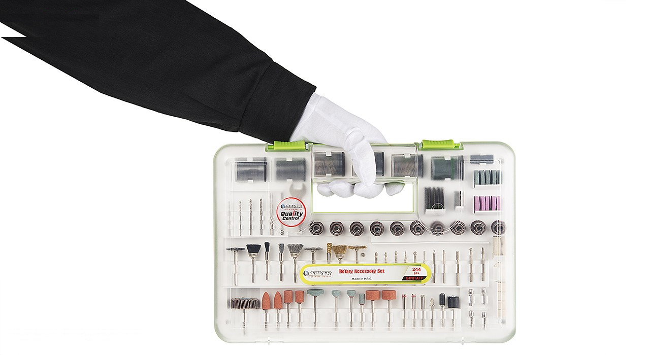 مجموعه 244 عددی سری فرز انگشتی سیلور مدل GTP01A17