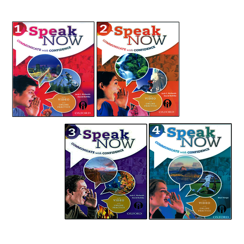 کتاب Speak Now اثر جمعی از نویسندگان انتشارات الوندپویان چهار جلدی