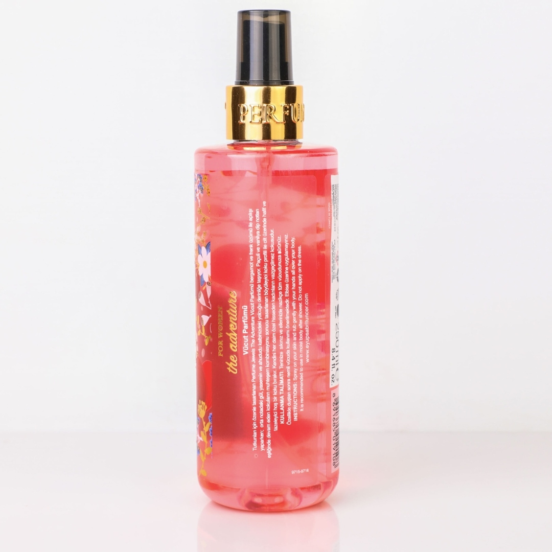 اسپری خوشبو کننده بدن زنانه ایوب صبری مدل The Adventure حجم 250 میلی لیتر