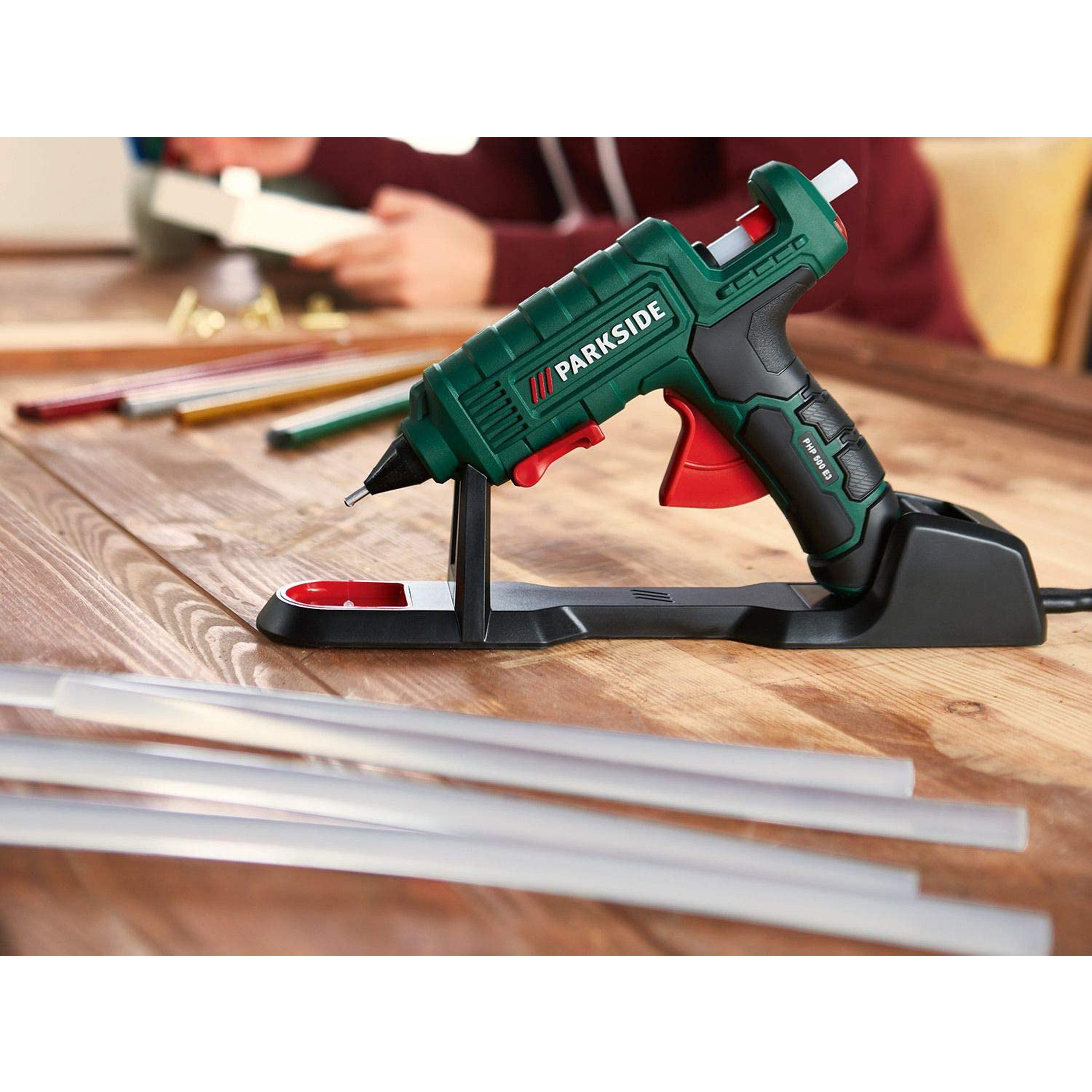 دستگاه چسب تفنگی پارکساید مدل PHP 500 D2