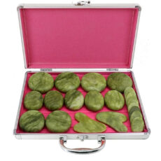 سنگ ماساژ مدل SPA-21 بسته 21 عددی به همراه کیف و هیتر برقی