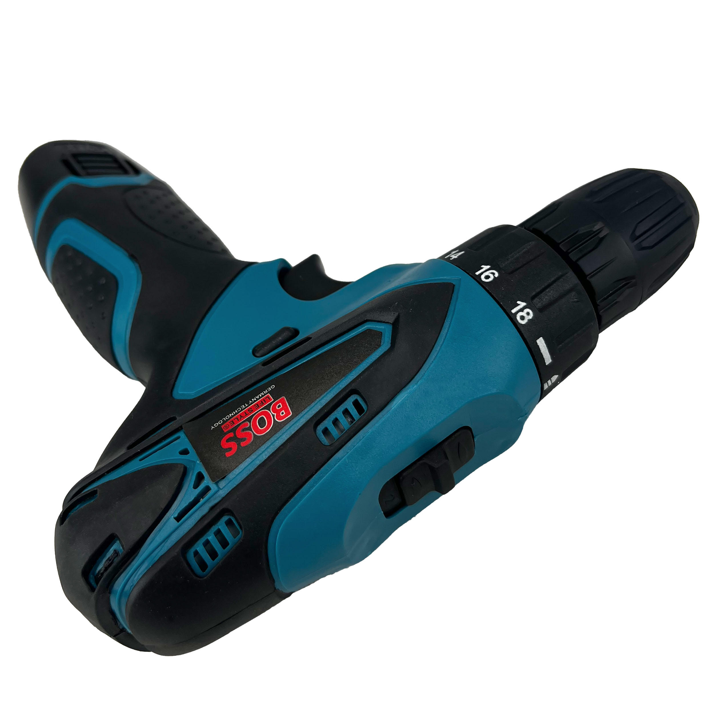 پیچ گوشتی شارژی باس مدل 18V-2B BLUE مجموعه 28 عددی