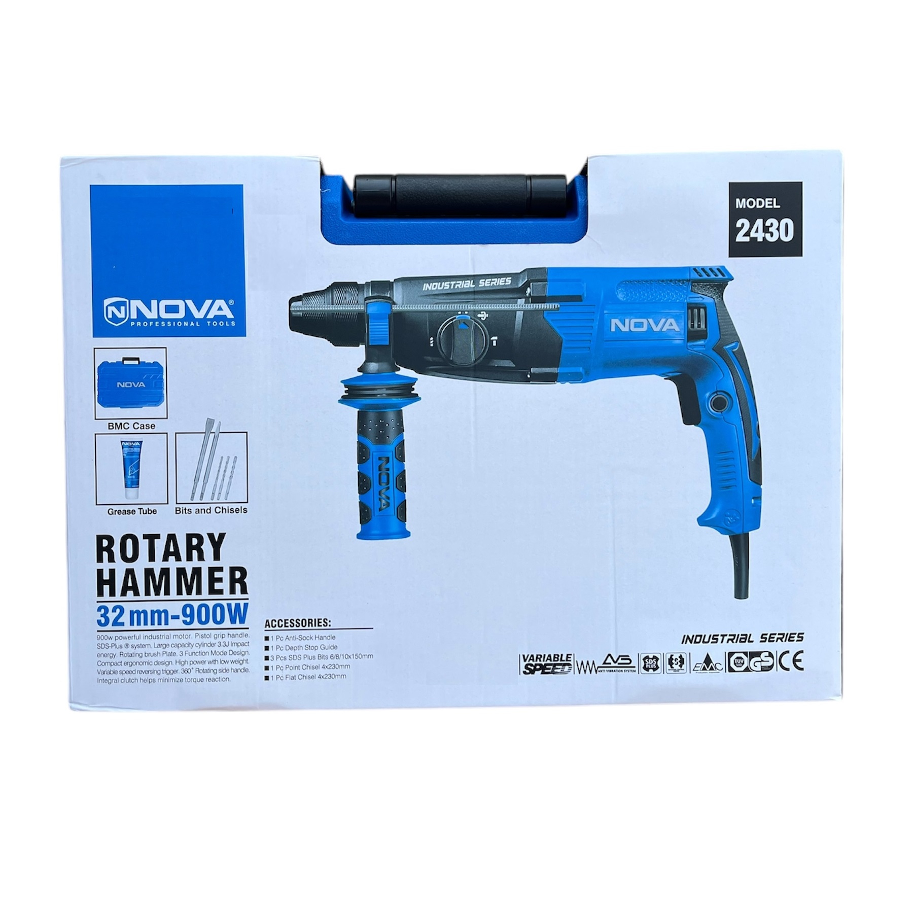 دریل بتن کن نووا مدل 2430