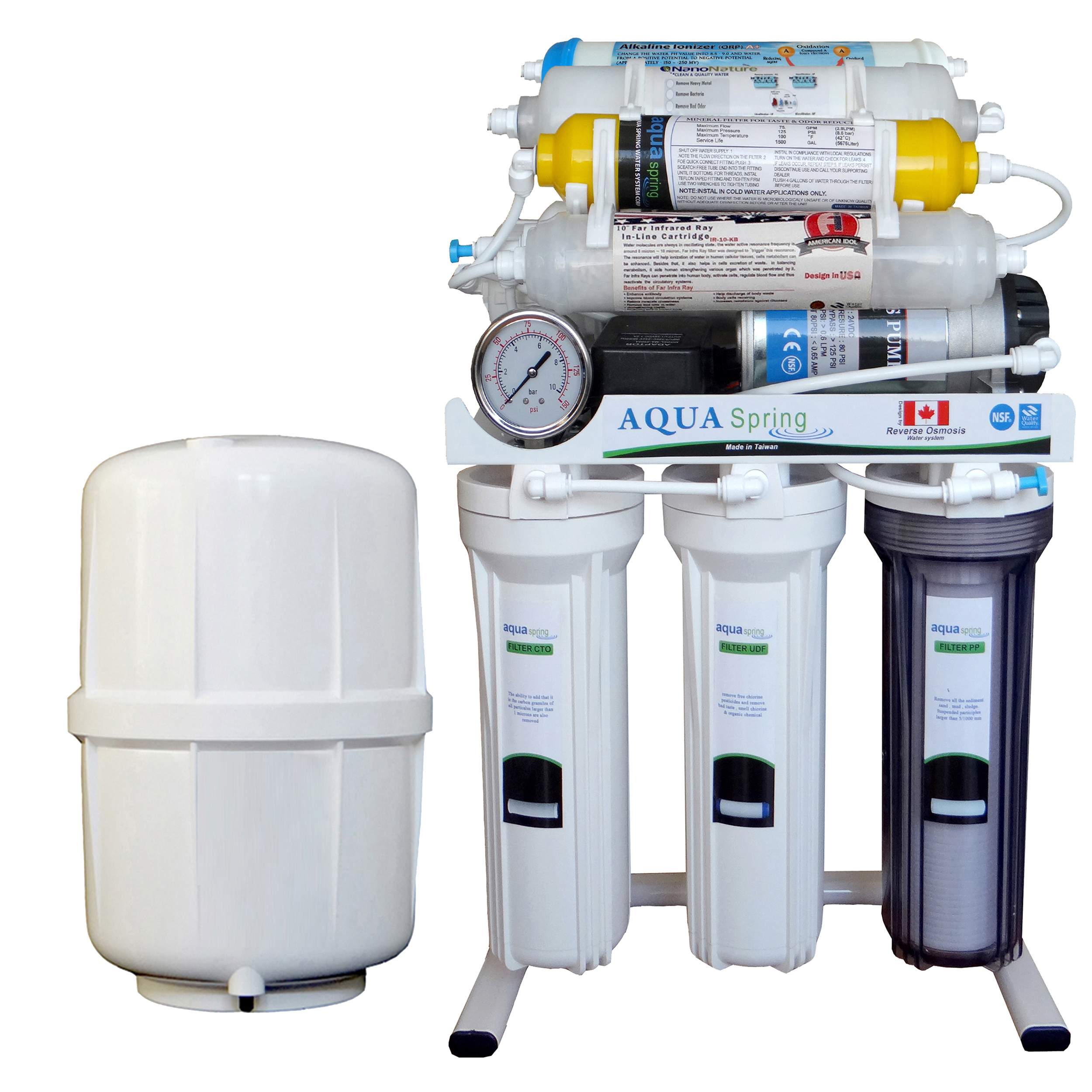 دستگاه تصفیه کننده آب آکوآاسپرینگ مدل RO - NF2600