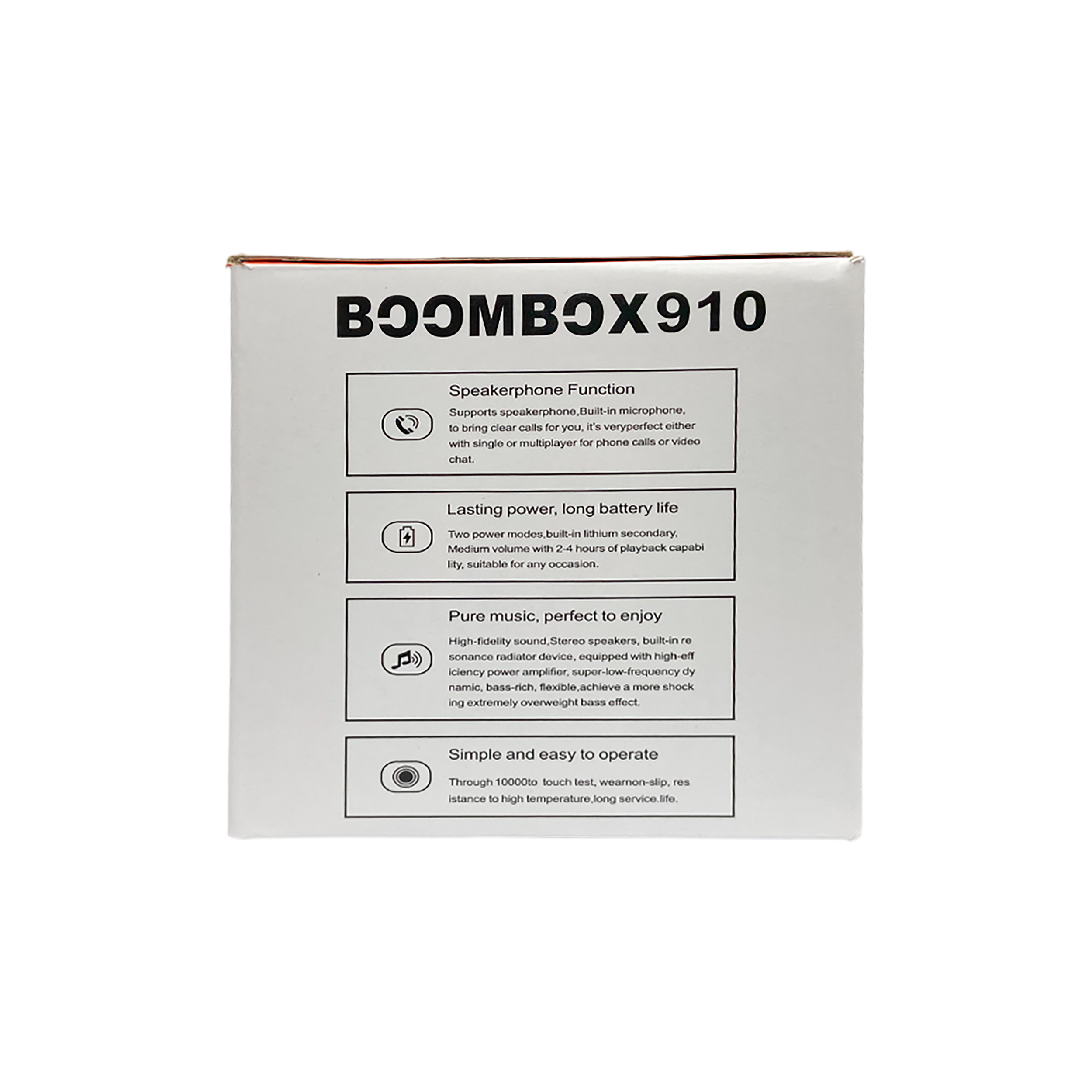 اسپیکر بلوتوثی قابل حمل مدل boombox X910