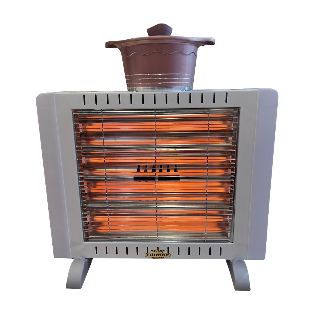 بخاری برقی آکماز مدل فن دار 6 المنت سنسوردار