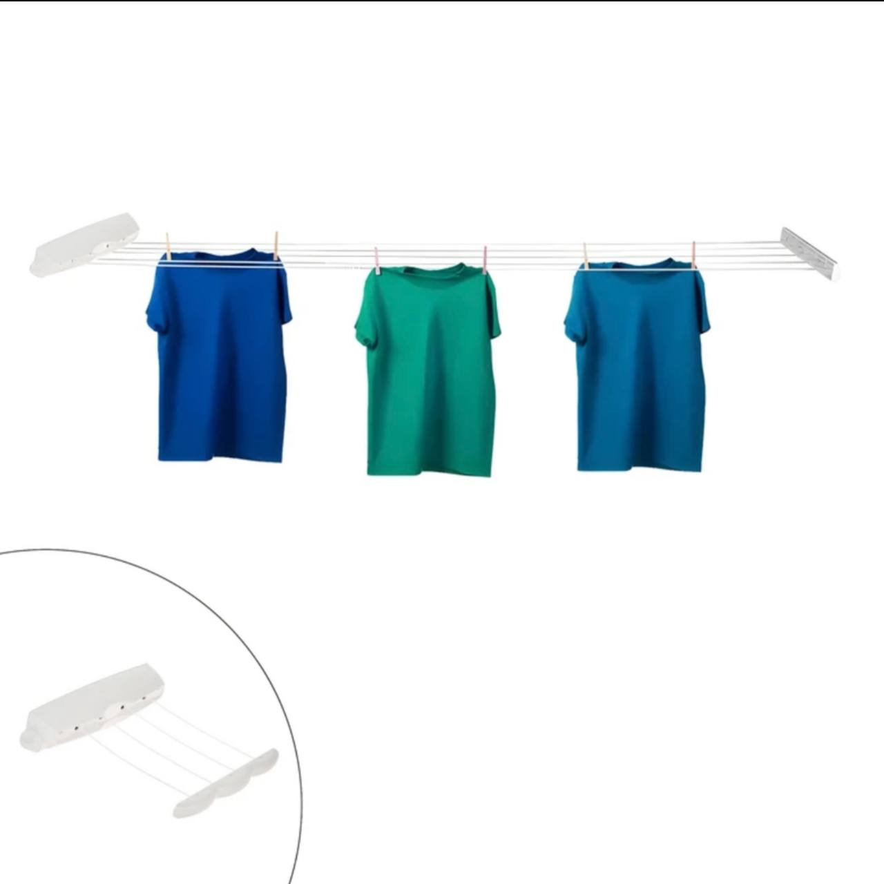 بند رخت دیواری مدل جمع شو