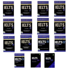 کتاب IELTS CAMBRIDGE اثر جمعی از نویسندگان انتشارات Cambridge پانزده جلدی