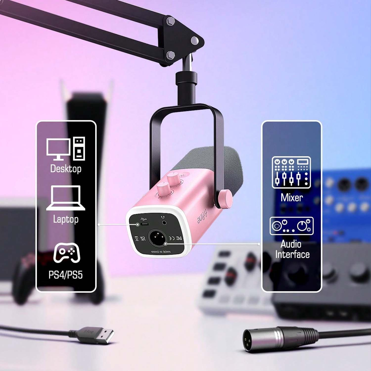 میکروفن کندانسر فای فاین مدل AM8T