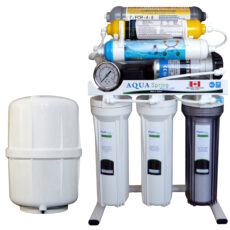 دستگاه تصفیه کننده آب آکوآ اسپرینگ مدل RO-NF7100 به همراه فیلتر تصفیه آب مجموعه 3 عددی