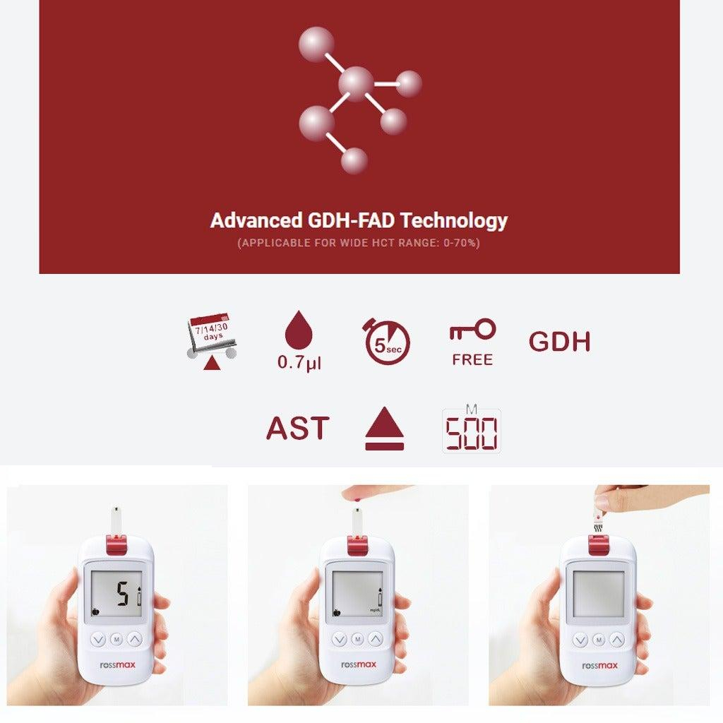 دستگاه تست قند خون رزمکس مدل HS200