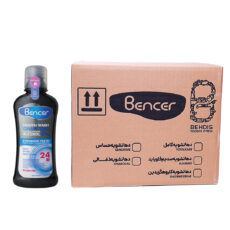 دهان شویه بنسر مدل ذغالی حجم 400 میلی لیتر بسته 12 عددی