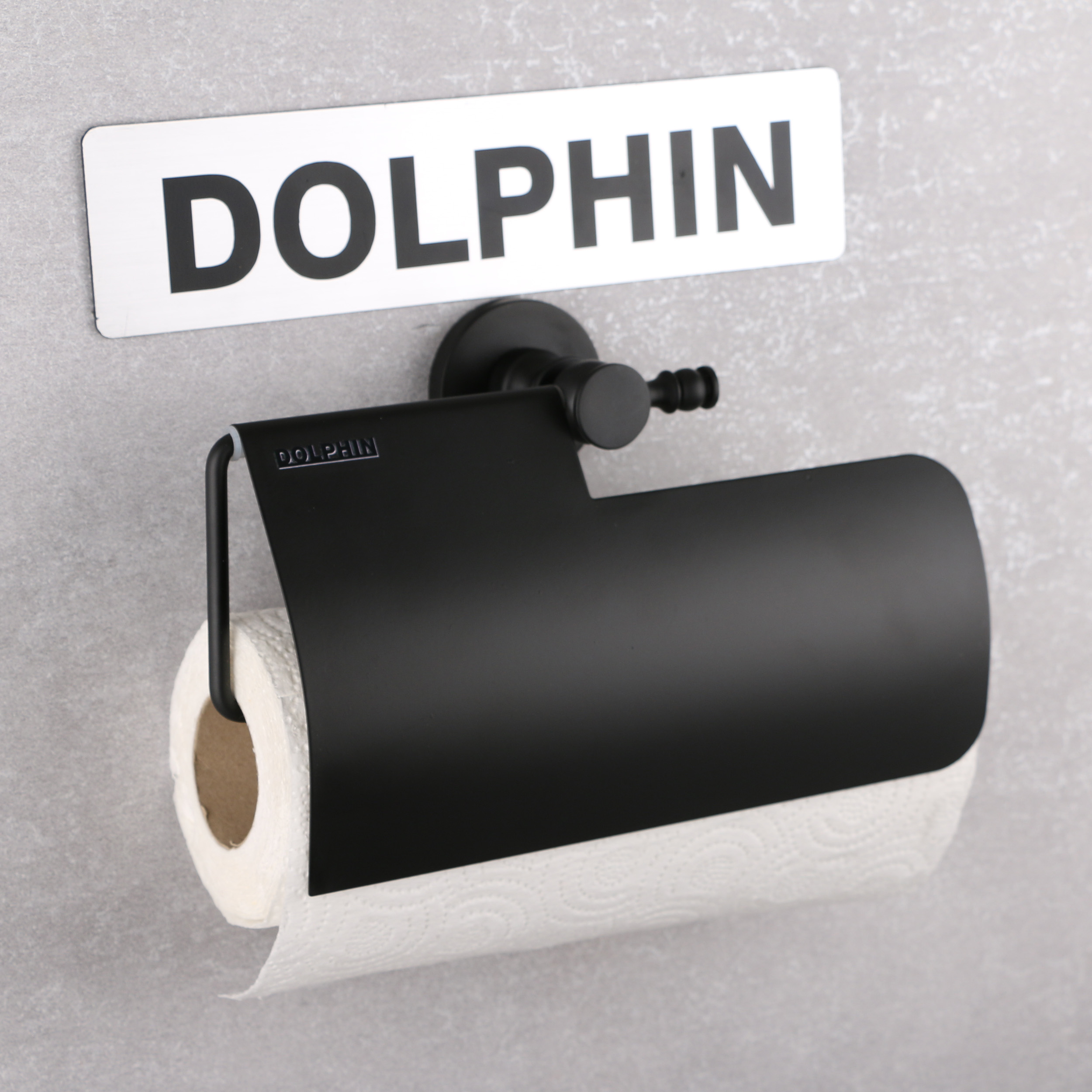 پایه رول دستمال کاغذی دلفین مدل JX-rolcover-L-BL