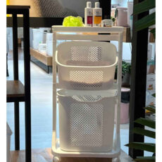 سبد رخت چرک لیمون مدل 2 طبقه کد RM48