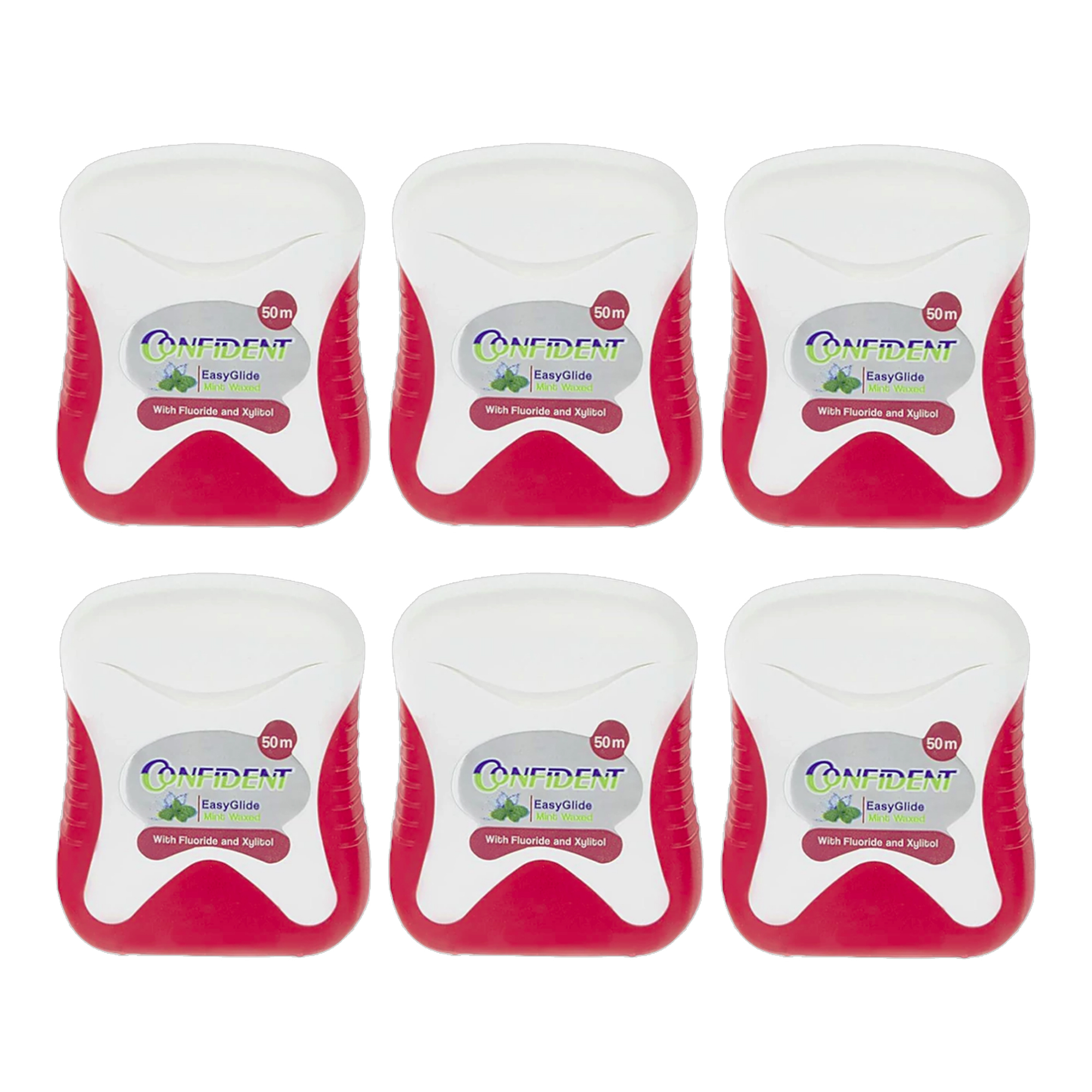 نخ دندان کانفیدنت مدل EASY GLIDE مجموعه 6 عددی