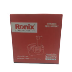باتری دریل شارژی رونیکس مدل bosch 12v