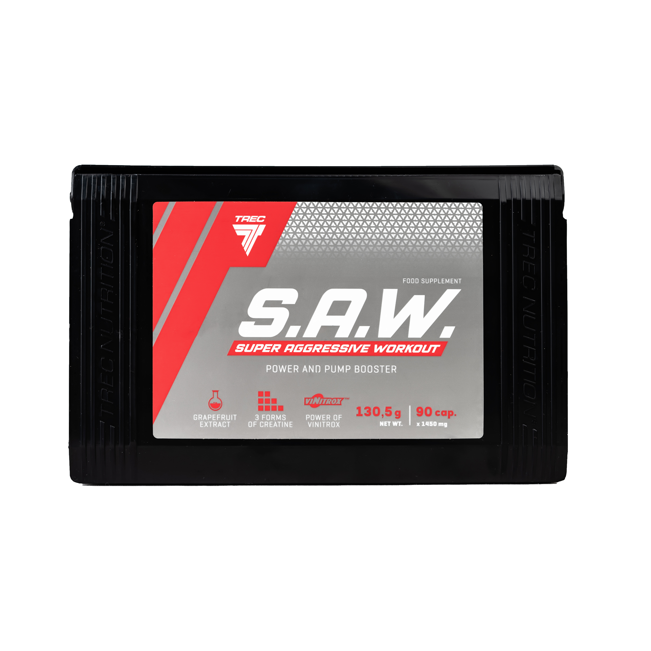 کپسول پمپ با طعم گریپ فروت S.A.W 1450 میلی گرم ترِک نوتریشن بسته 90 عددی