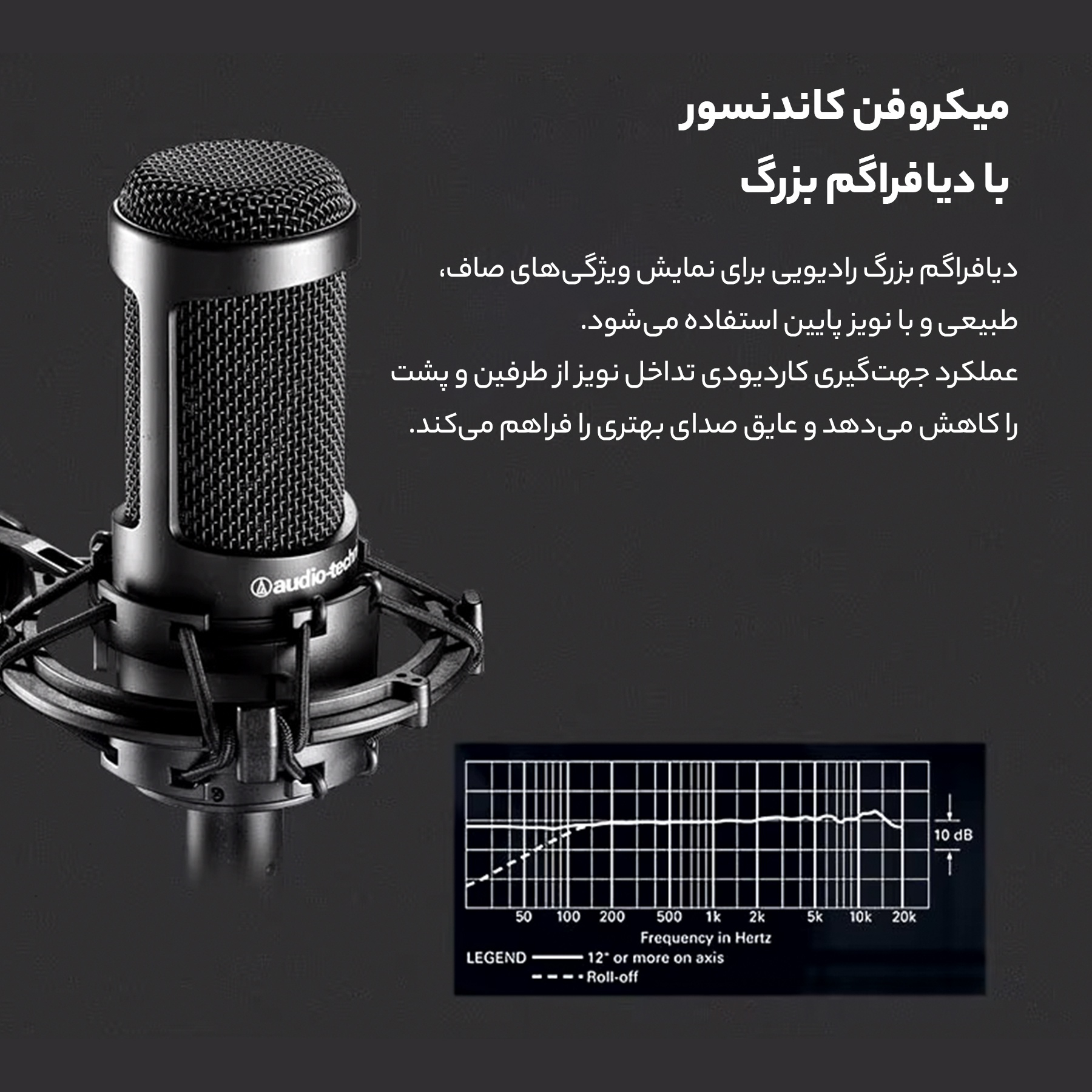 میکروفون آدیو-تکنیکا مدل AT2050