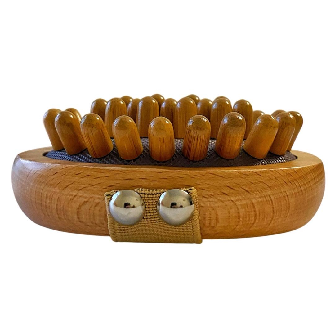 ماساژور دستی بدن مدل بامبو بیضی کد 77168