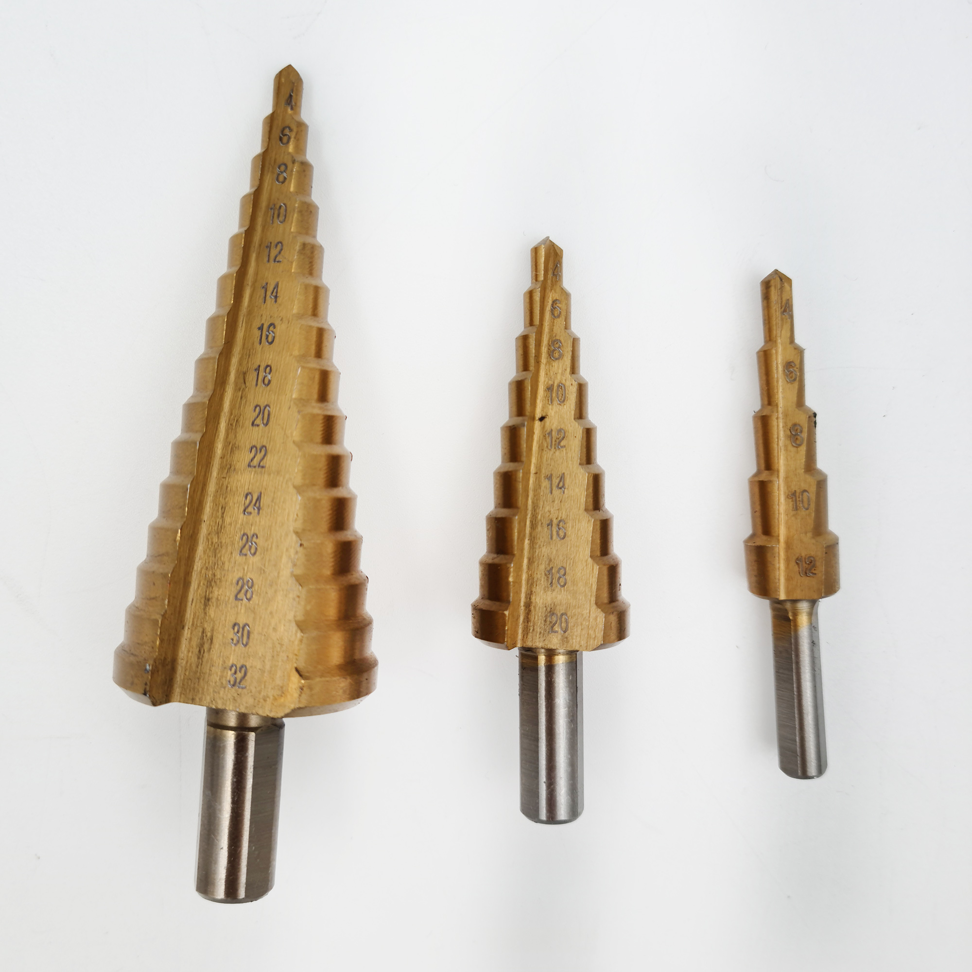 مته پله ای مدل HSS مجموعه سه عددی