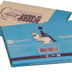 روکش یکبار مصرف توالت فرنگی پاکنشین 100 بسته 10 عددی