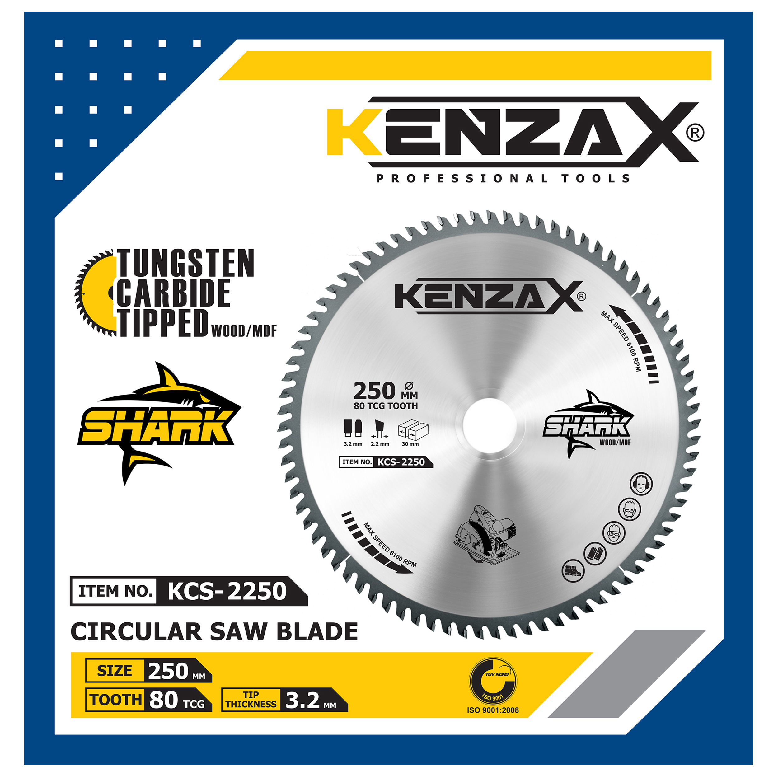 تیغه اره دیسکی کنزاکس مدل KCS-2250