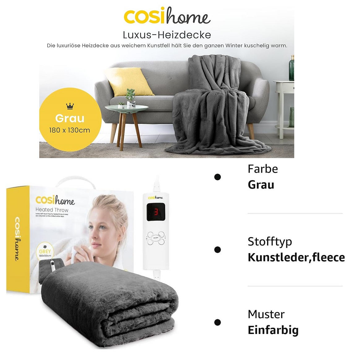 پتو برقی کوزی هوم مدل CH