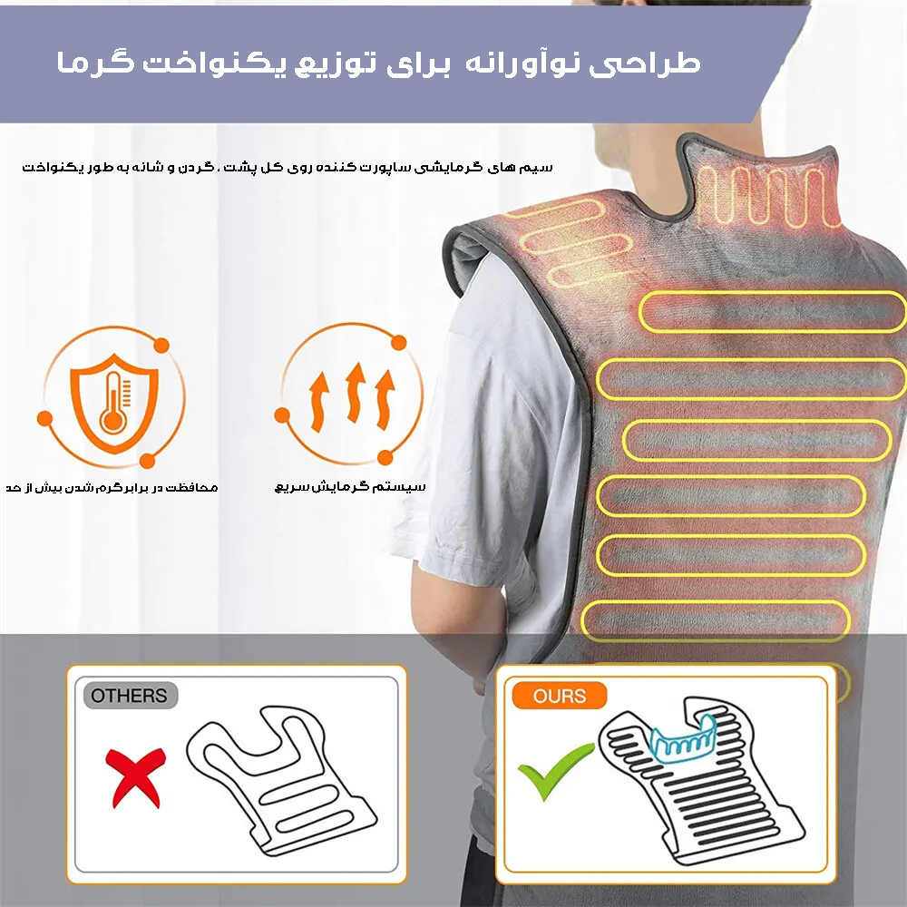 پد برقی مدل جلیقه کد FY-HW2550