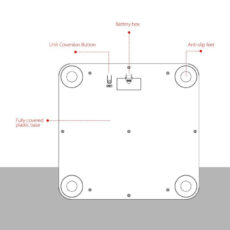 ترازو دیجیتال کمری مدل home scales