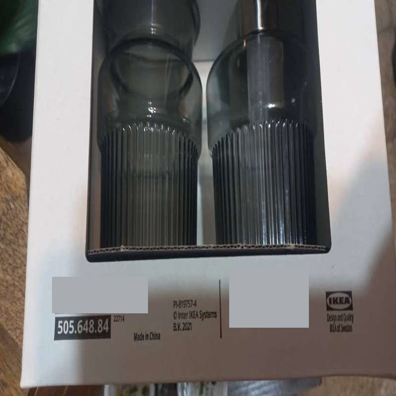 جا مایع و مسواک ایکیا مدل BROFJÄRDEN مجموعه 3 عددی به همراه استند