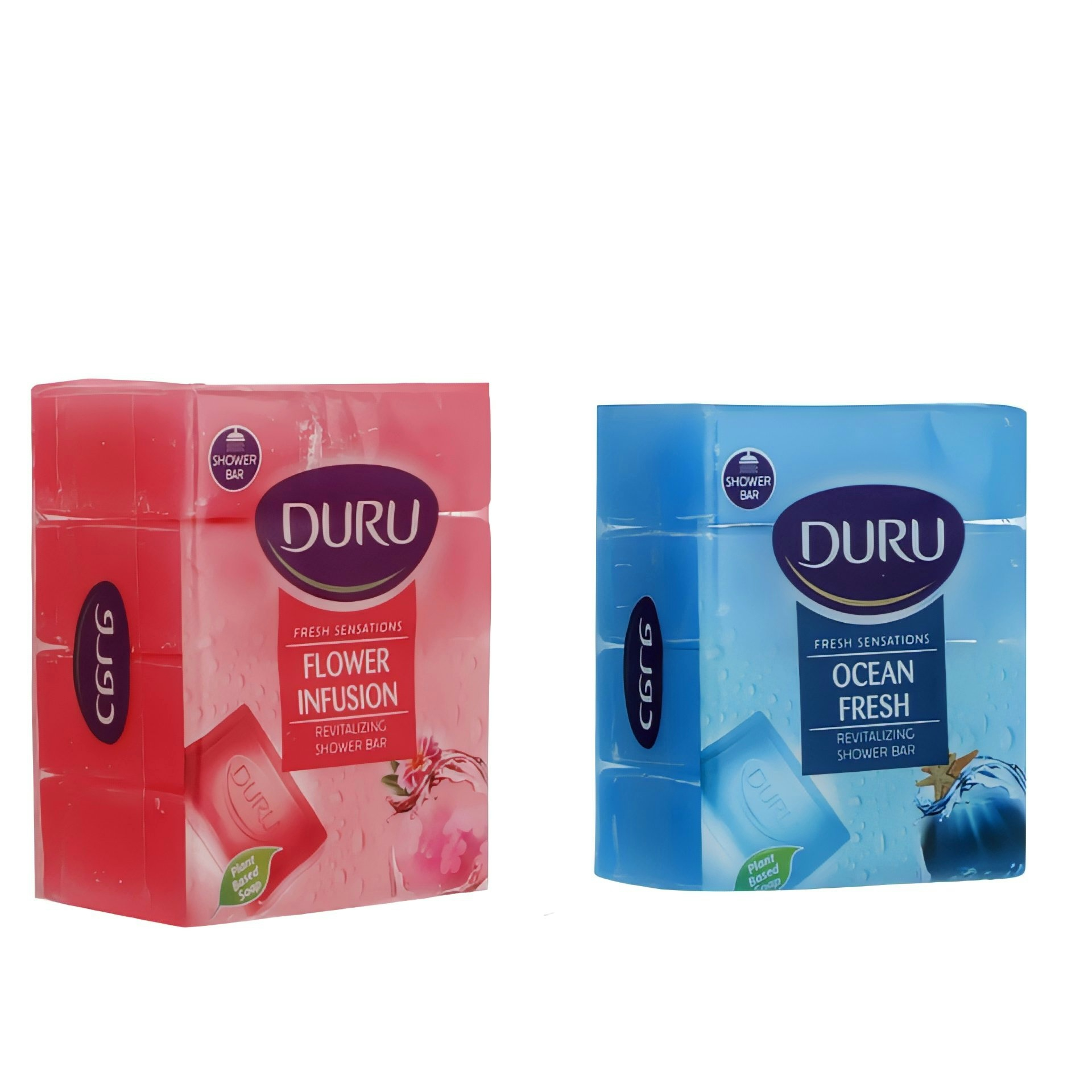 صابون شستشو دورو مدل اقیانوسی - گل تحت لیسانس وزن600 گرم بسته 2 عددی