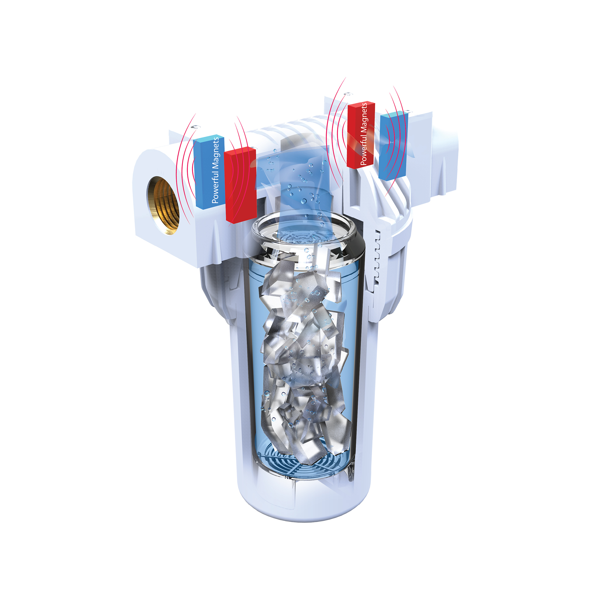 فیلتر تصفیه آب پکیج و آبگرکن کارینو مدل تریپیکال فسفات