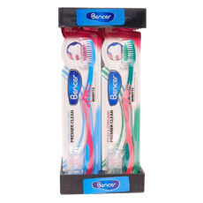 مسواک بنسر مدل پریمیر کلینینگ با برس متوسط بسته 12 عددی