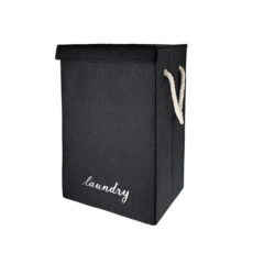 سبد لباس چرک مدل دسته کنفی درب دار