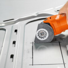 تیغه ابزار همه کاره فاین مدل نیم گرد HSS