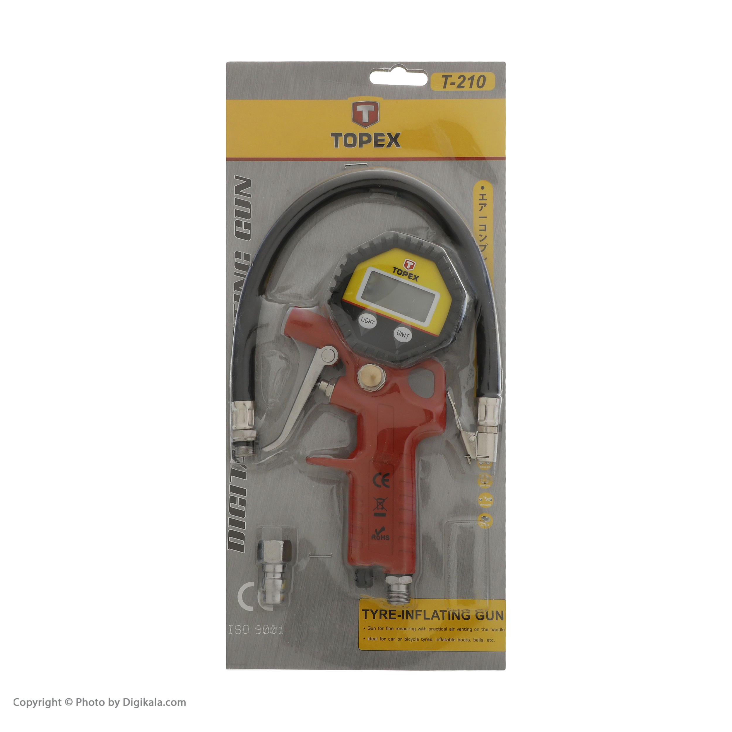 درجه باد تاپکس مدل دیجیتالی کد T210