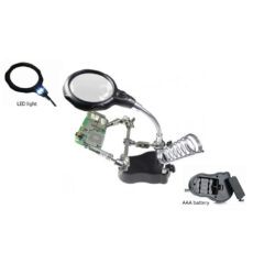 گیره مونتاژ مدل TE-801 به همراه ذره بین