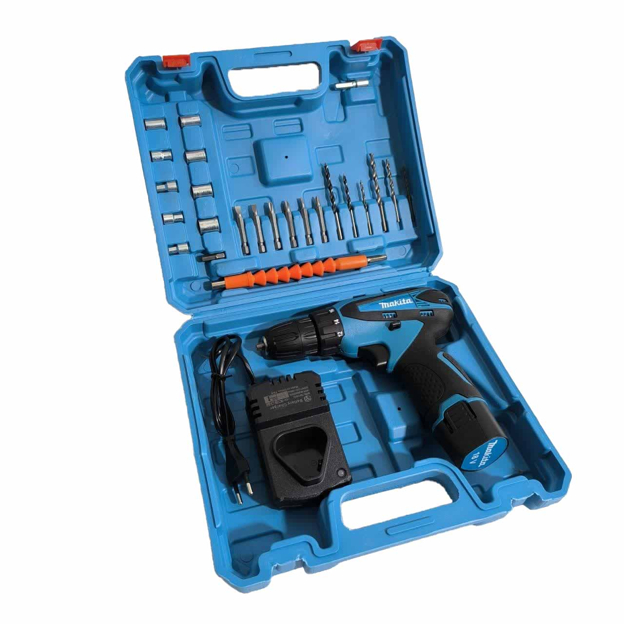 پیچ گوشتی شارژی ماکیتا مدل 18V-single battery مجموعه 28 عددی