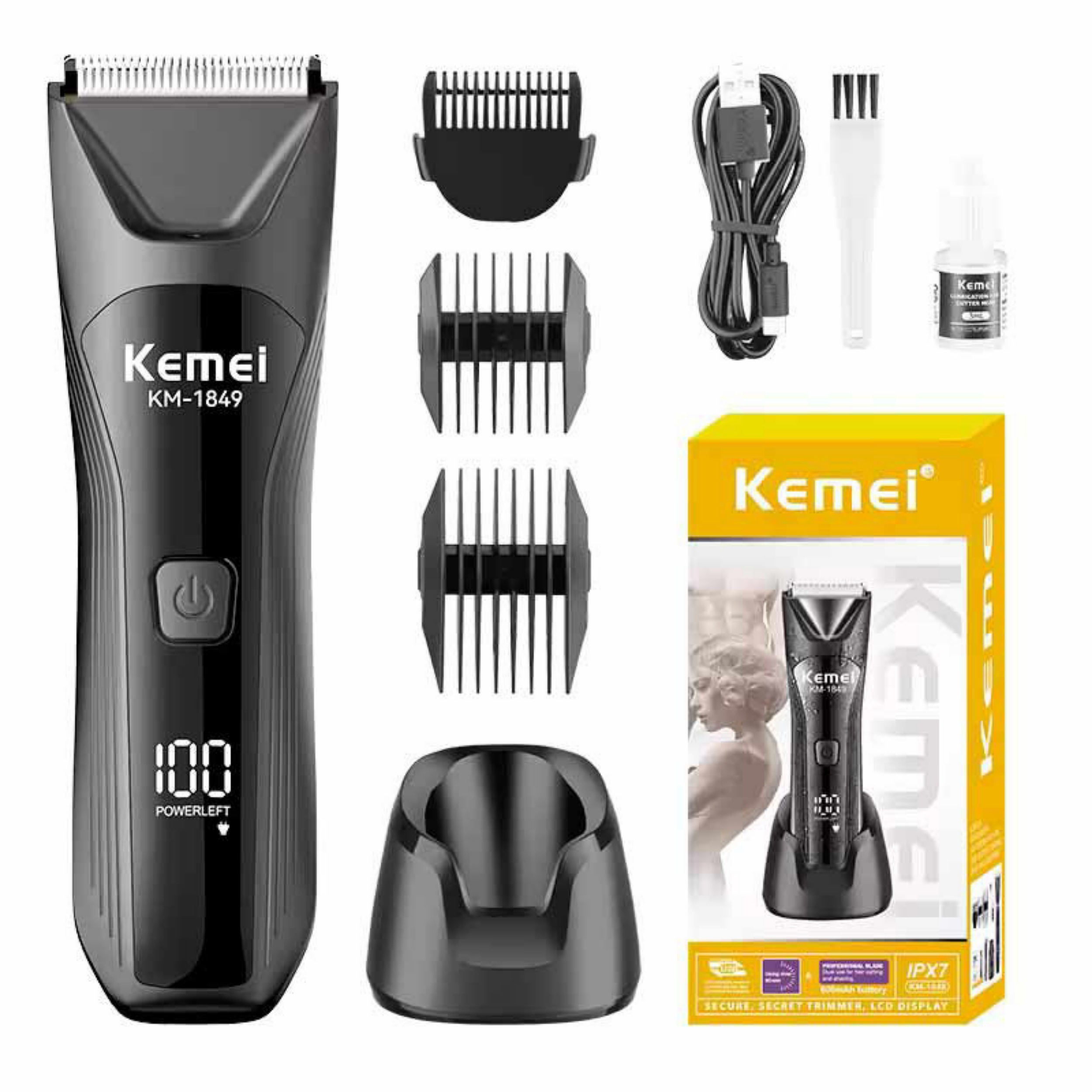 ماشین اصلاح موی سر و صورت شارژی کیمی مدل KM-1849