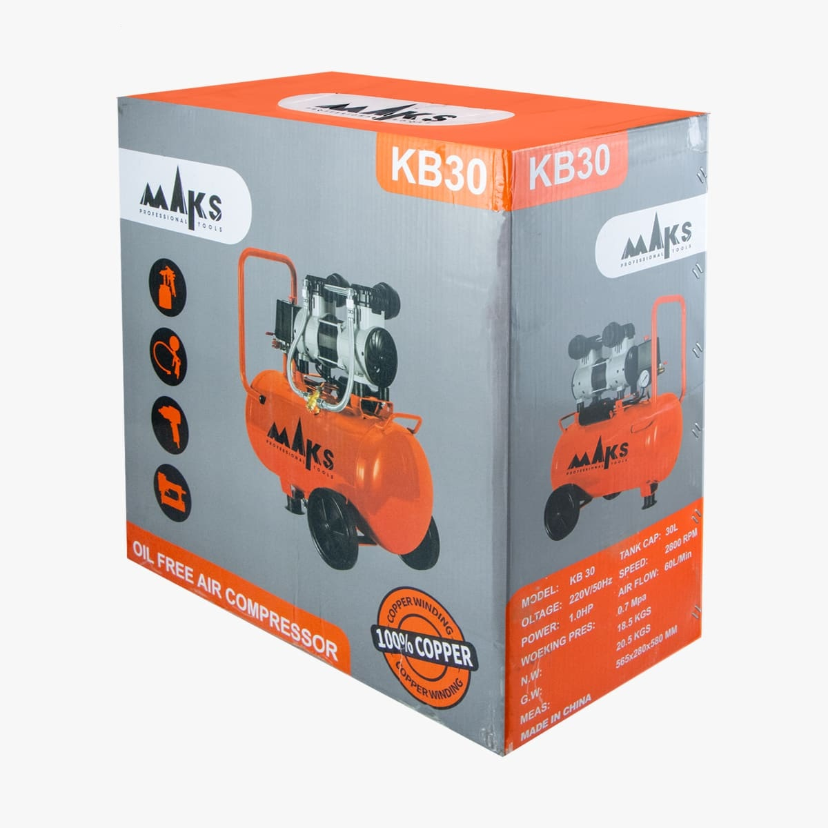 کمپرسور باد مکس مدل KB30 New