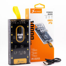پاوربانک 22.5 وات آیرنج مدل IR - D253 ظرفیت 10000 میلیآمپرساعت