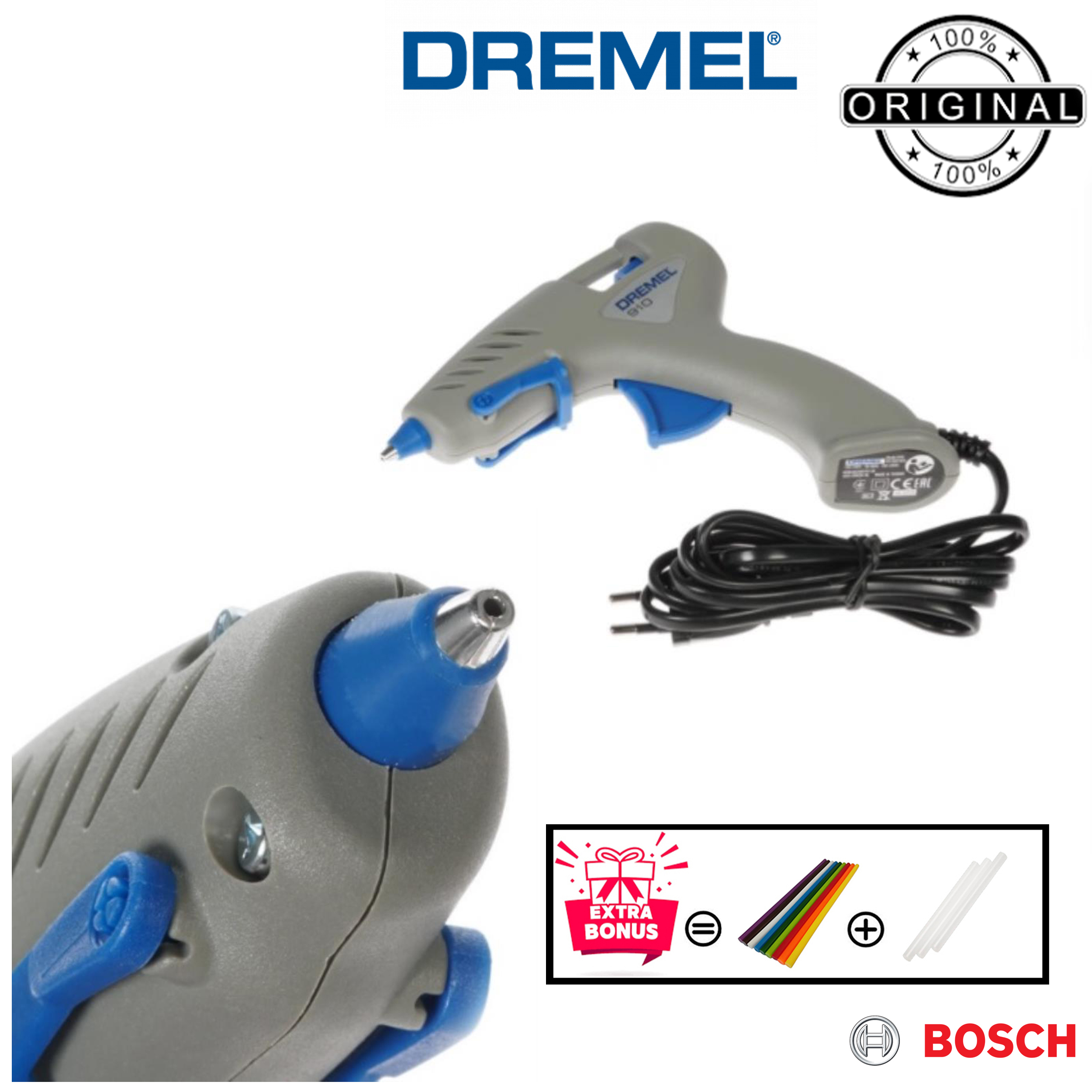 دستگاه چسب حرارتی درمل مدل فوق حرفه ای GUN 910