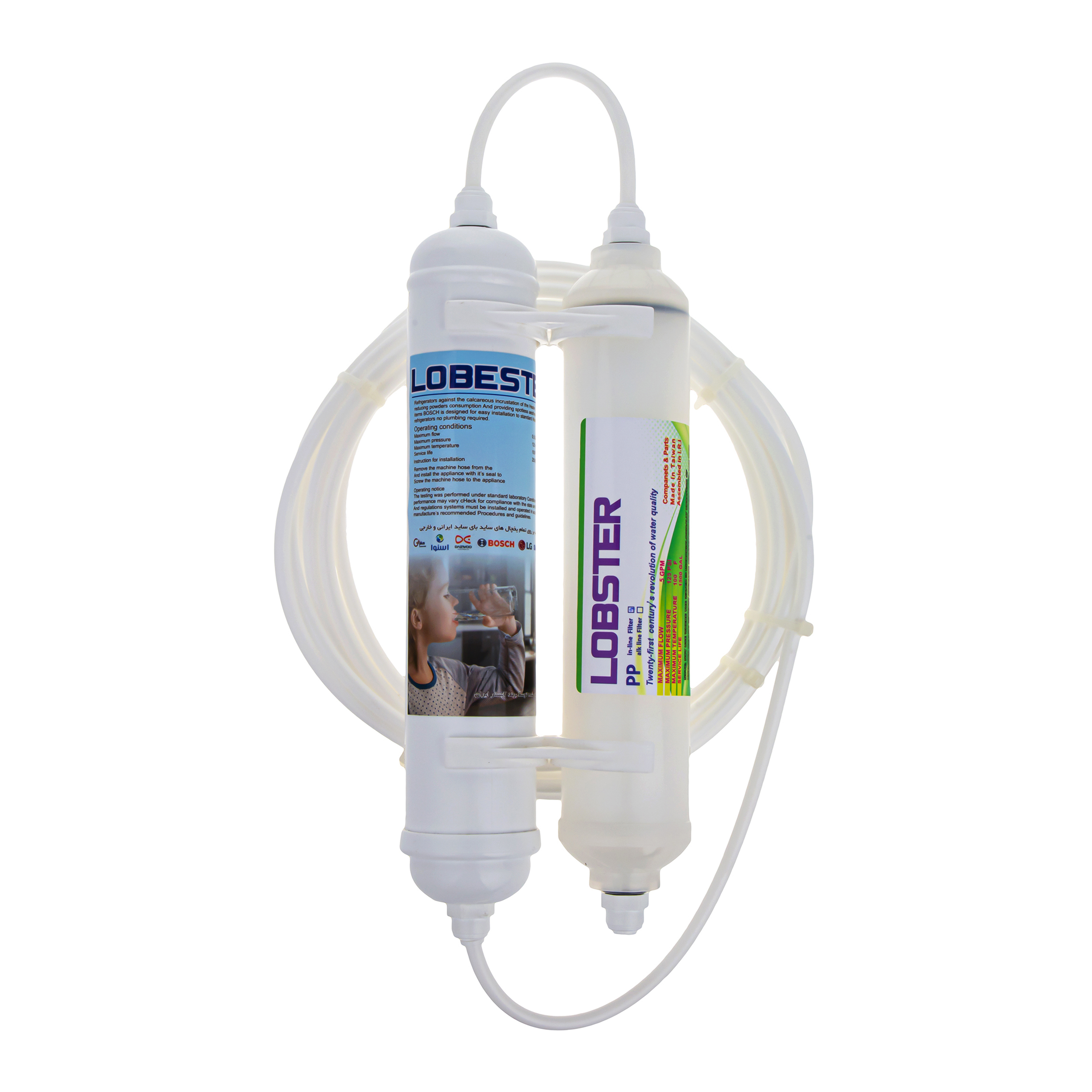 فیلتر یخچال ساید بای ساید لابستر مدل 002 مجموعه 6 عددی