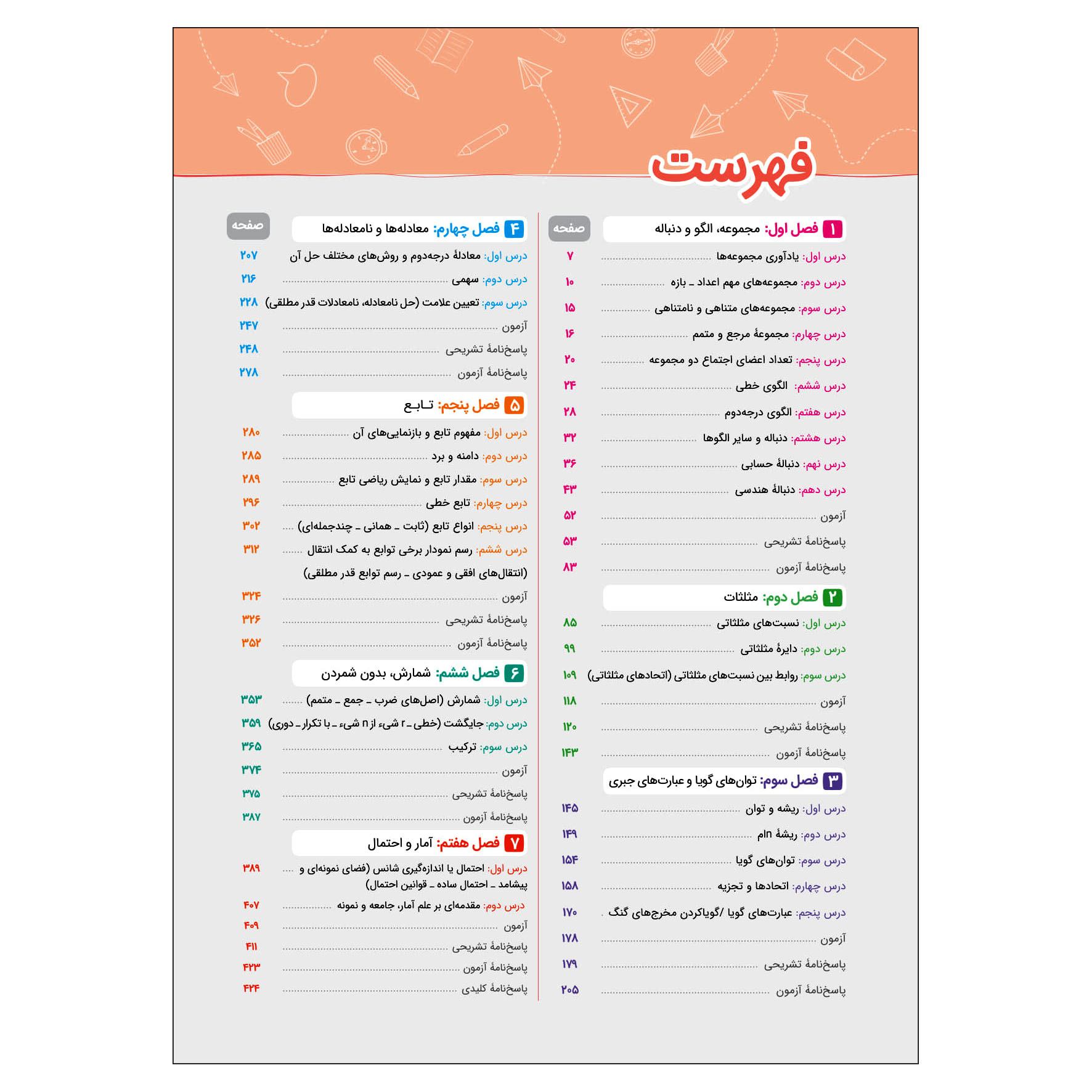 کتاب ریاضی 1 پایه دهم اثر جمعی از نویسندگان انتشارات خیلی سبز