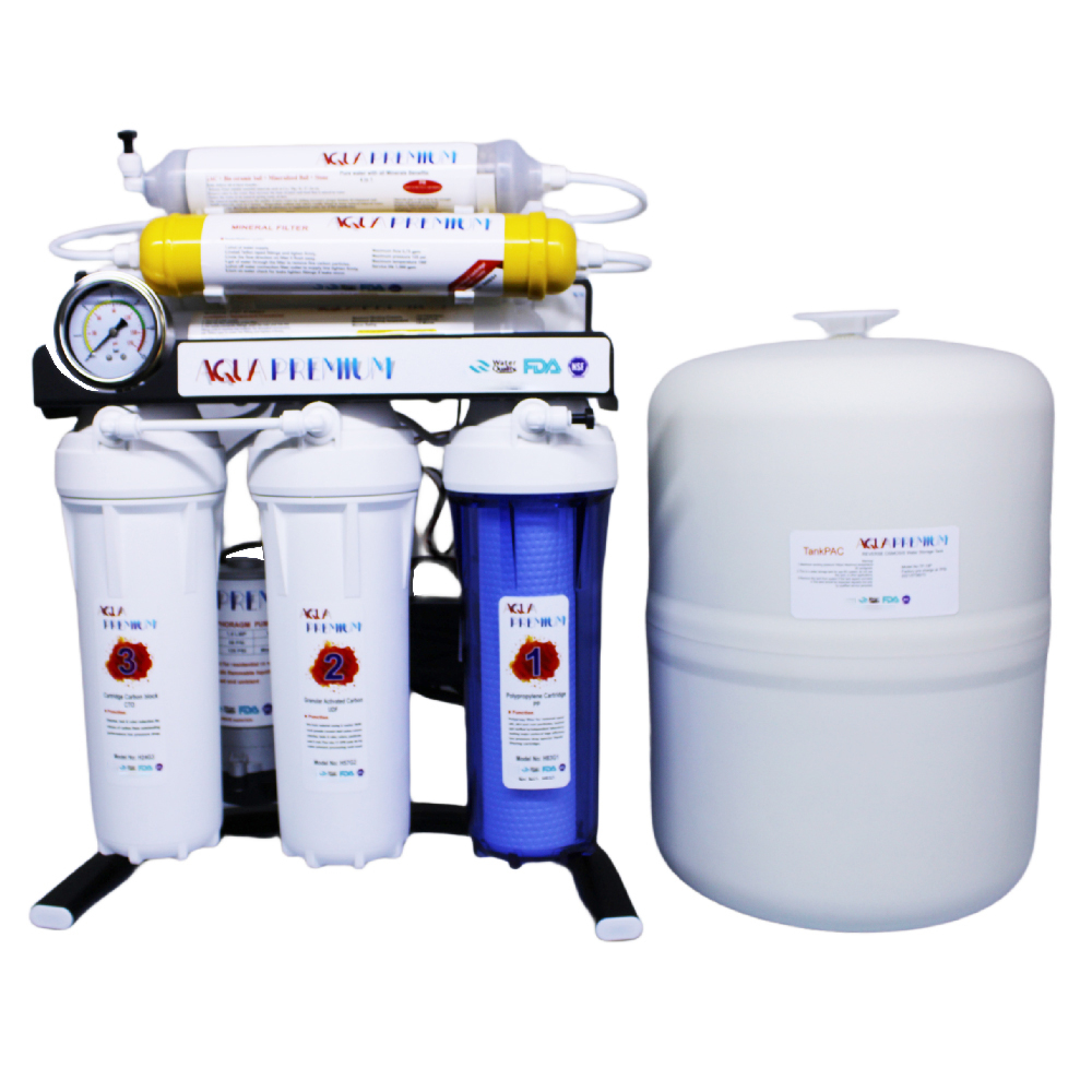 دستگاه تصفیه کننده آب آکواپرمیوم مدل A9POAB12-BK-TP