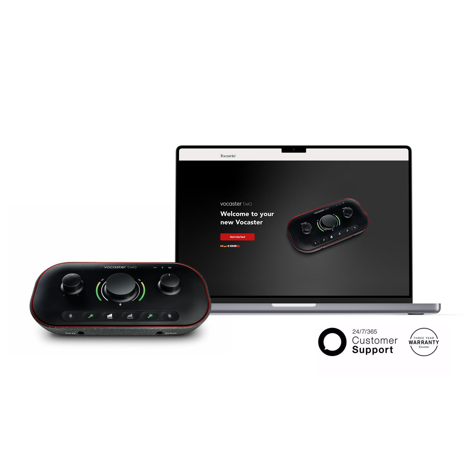 کارت صدا فوکوس رایت مدل Vocaster two