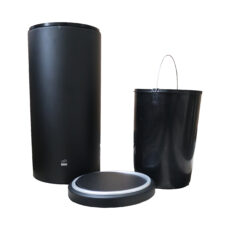 سطل زباله بهازکالا مدل استوانه ای کد YPM-BADBEZANI-60CM