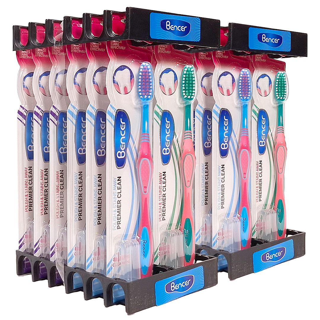 مسواک بنسر مدل پریمیر کلینینگ با برس مدیوم بسته 24 عددی