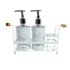 مخزن مایع ظرفشویی مدل P-2014 مجموعه 2 عددی به همراه استند